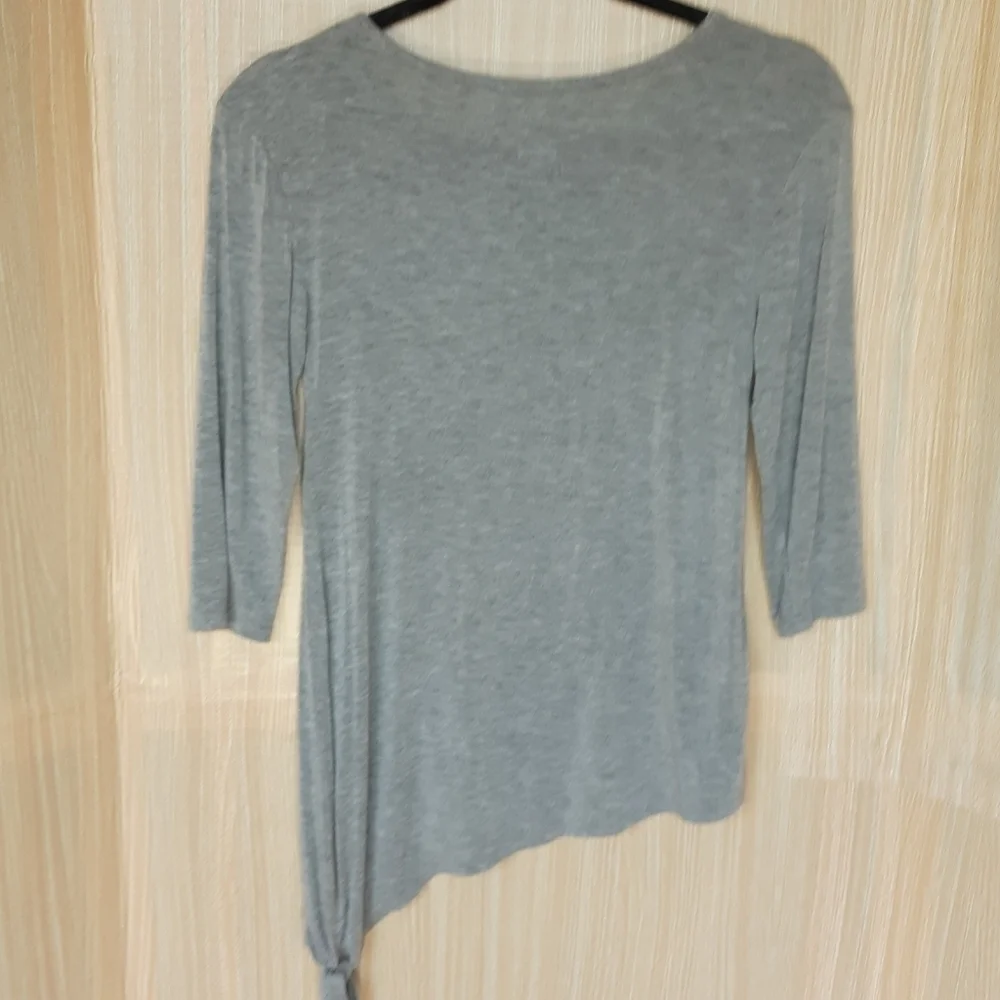 Justice Asymmetrical southwest ¾ sleeve tee shirt.